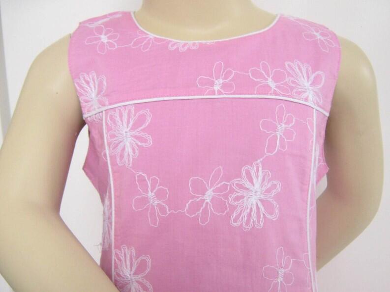 Topo Sommerkleid Kinder Mädchen Kleid Ruby pink