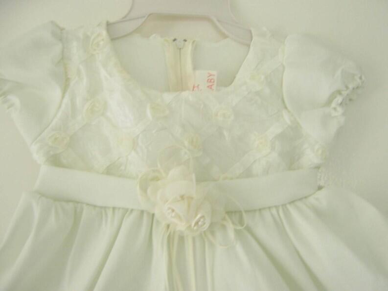 chic baby Taufkleid festliches Babykleid Fleur ecru