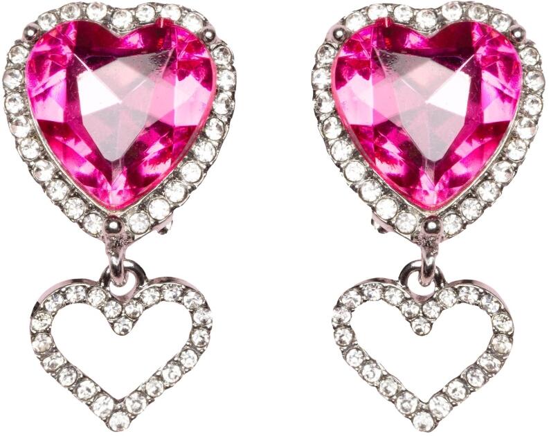 Great Pretenders Kinder Ohrclips Ohrringe Strass-Herz