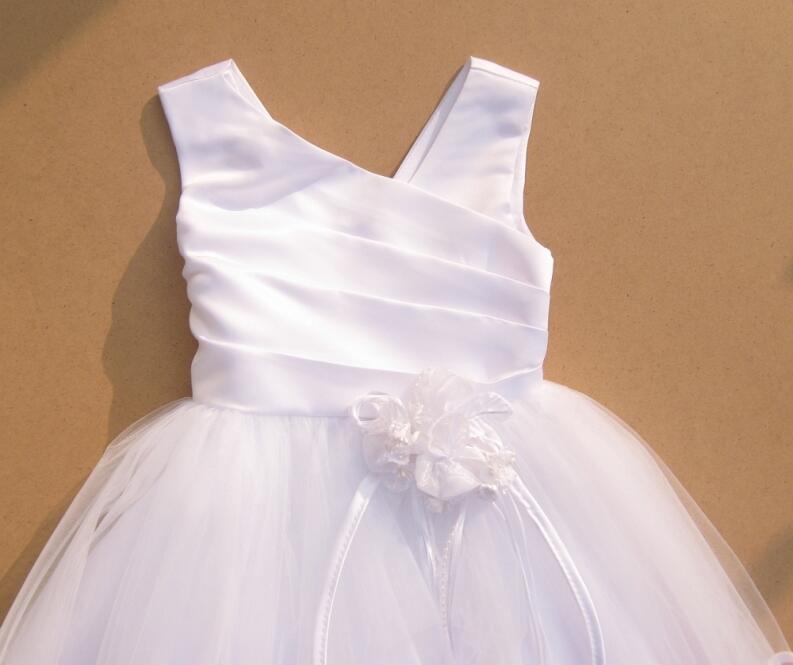 Joykids Blumenkind Mädchen Fest Kleid Luise ivory