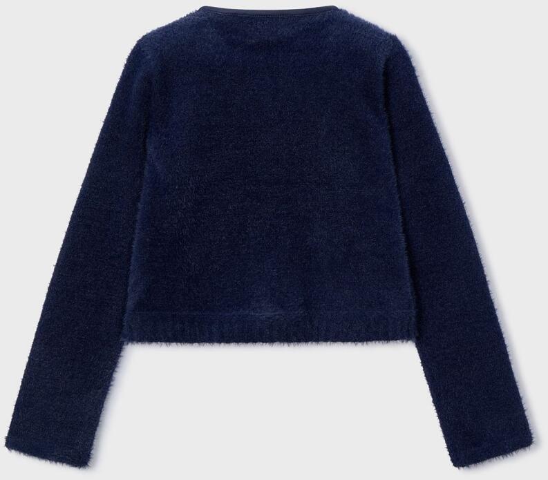 mayoral Mädchen Strickjacke mit Reißverschluss blau