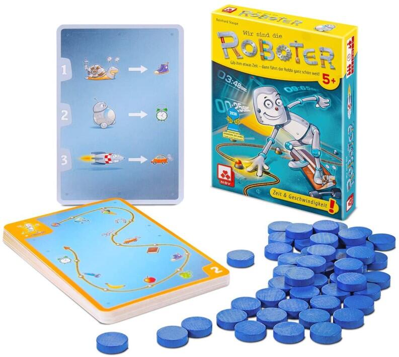 NSV Kartenspiel für Kinder Wir sind die Roboter