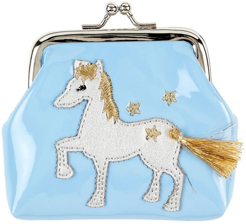 Souza Kinder Geldbörse Geldbeutel Pferd blau