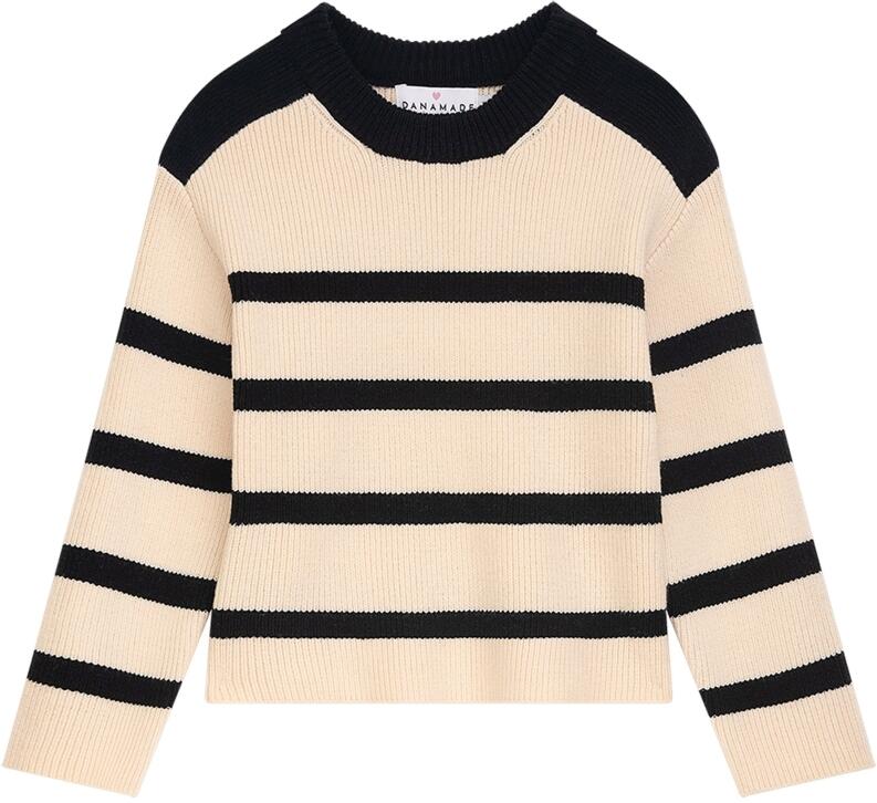 DANAMADE Teens Mädchen Strick Pullover Tea Ecru