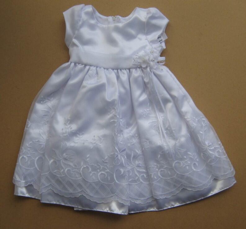ceci kid festliches Babykleid Taufkleid Maria weiß