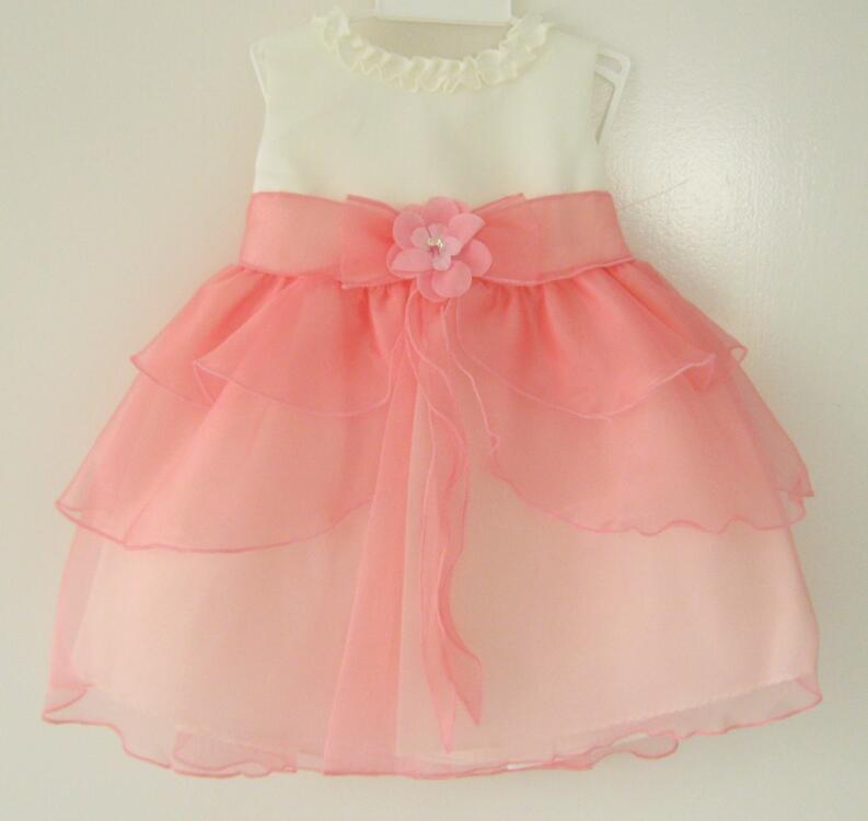Kid Collection festliches Babykleid Lara ivory-pfirsich