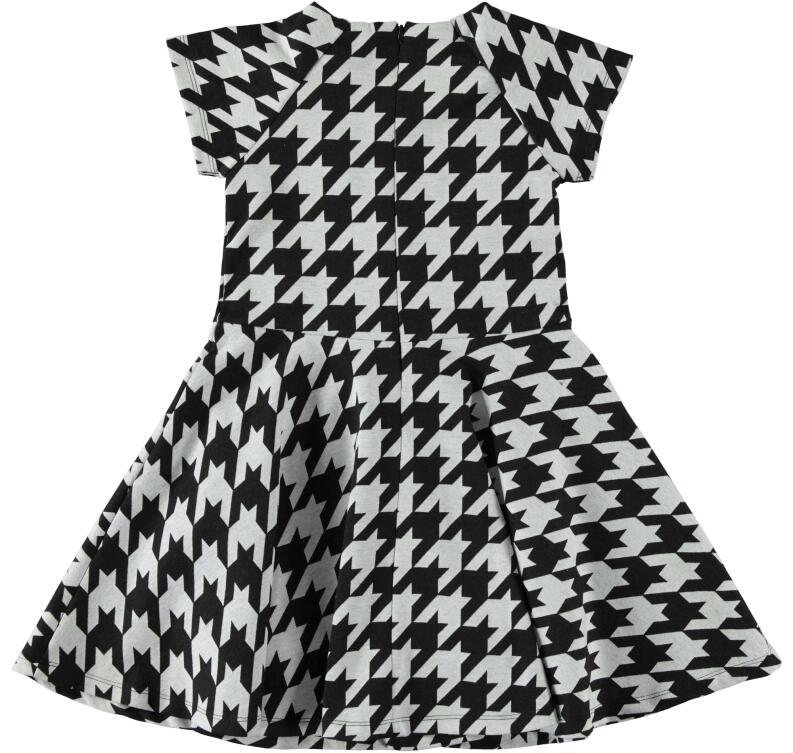 Sarabanda Teens Mädchen Kinder Kleid Sweat schwarz weiß