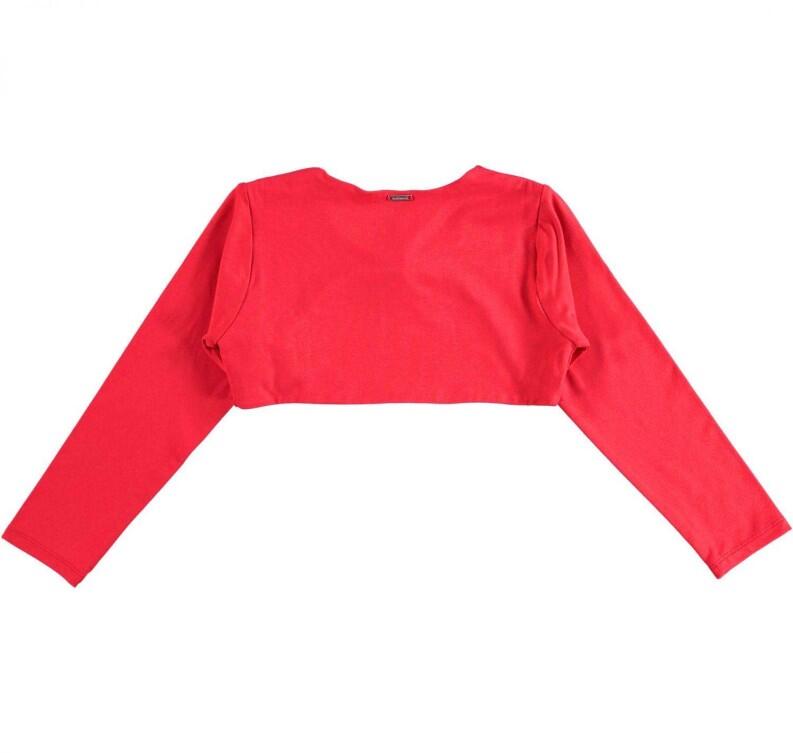 Sarabanda Kinder Mädchen Strick Bolero rot