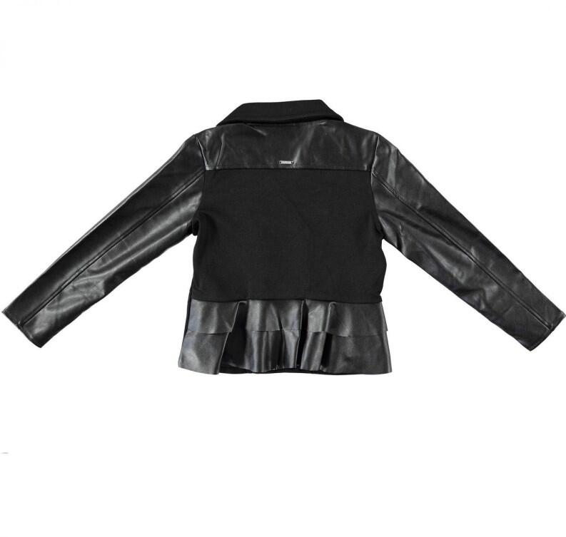 Sarabanda Mädchen Langarm Sweatjacke Materialmix