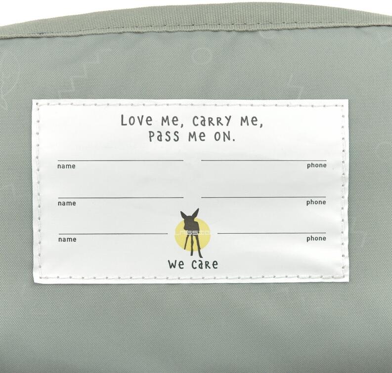 Lässig Kindergartenrucksack Square Happy Prints grün