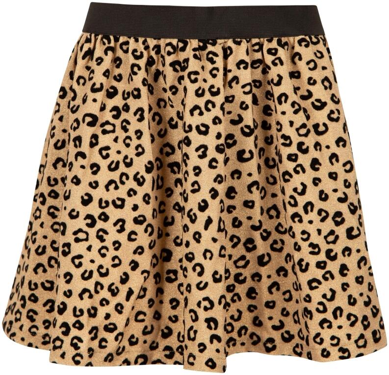 Happy Girls Teens Mädchen Kinder Rock Leo beige