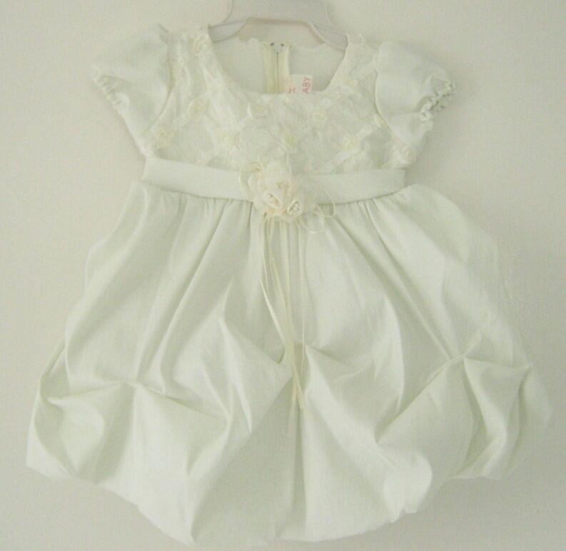 chic baby Taufkleid festliches Babykleid Fleur ecru