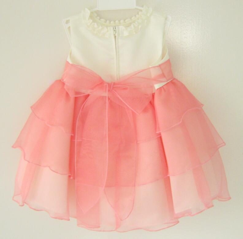 Kid Collection festliches Babykleid Lara ivory-pfirsich