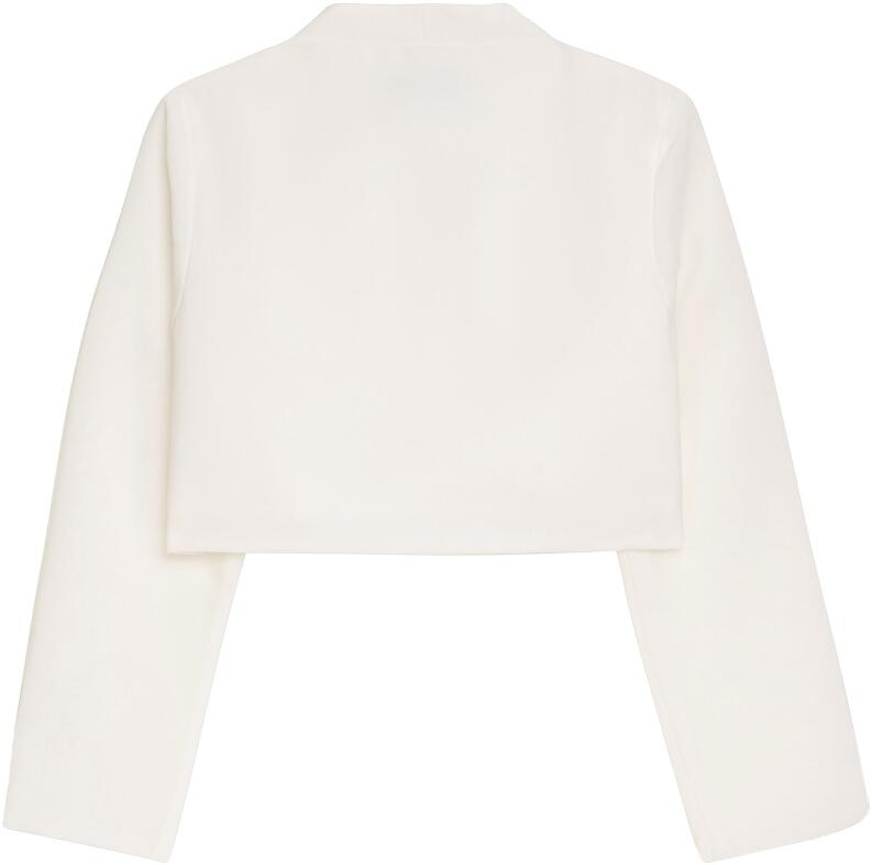 Danamade Teens Mädchen Bolero festlich Georgette Lene ecru