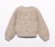 abel & lula Teens Mädchen Glitzer Pullover Zopfmuster beige hinten