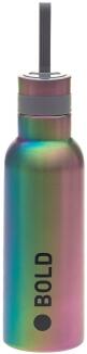 Lässig Edelstahl Trinkflasche BOLD rainbow