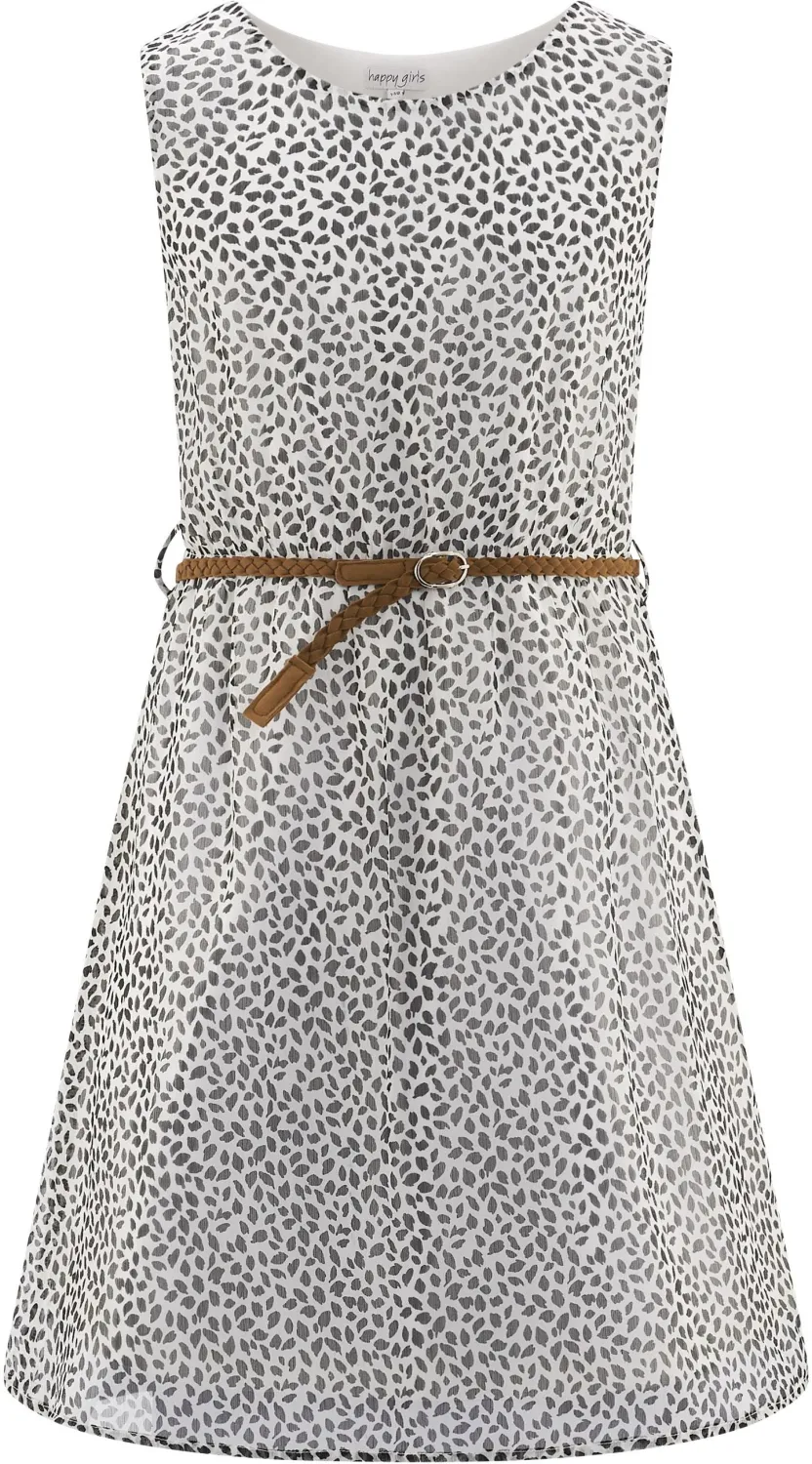 Happy Girls Teens M&auml;dchen Kleid Sommerkleid Kara ecru schwarz