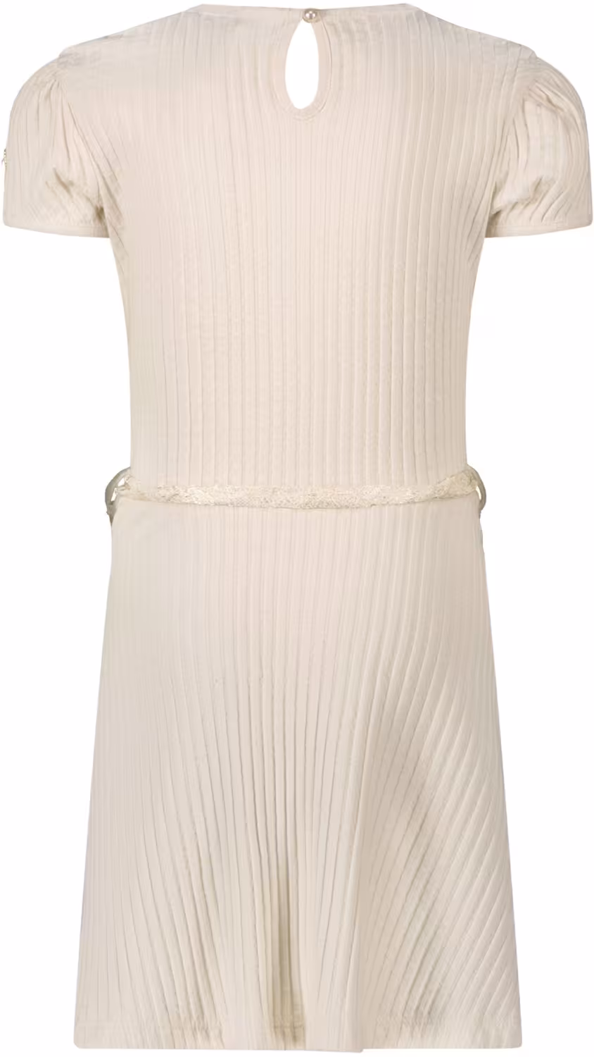Le Chic M&auml;dchen Kleid Strickkleid Scarly beige