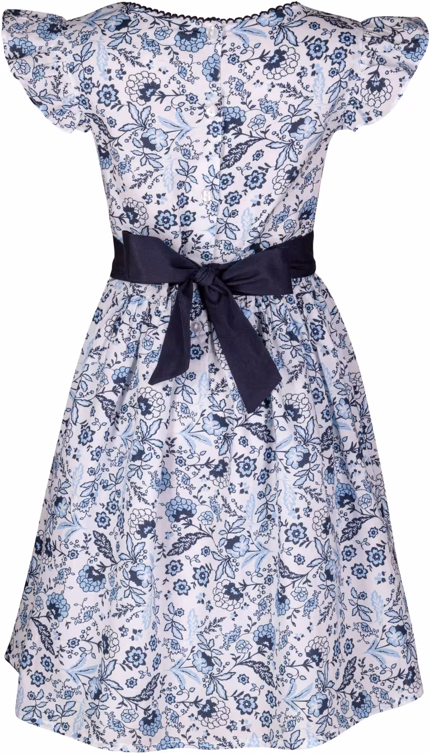 Happy Girls M&auml;dchen Kleid Sommerkleid Porzellan blau