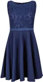 Happy Girls Teens Kleid Kinderkleid festlich Konfirmation Samara blau