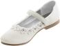 Happy Girls festliche Kinderschuhe Kommunion Blumen ecru