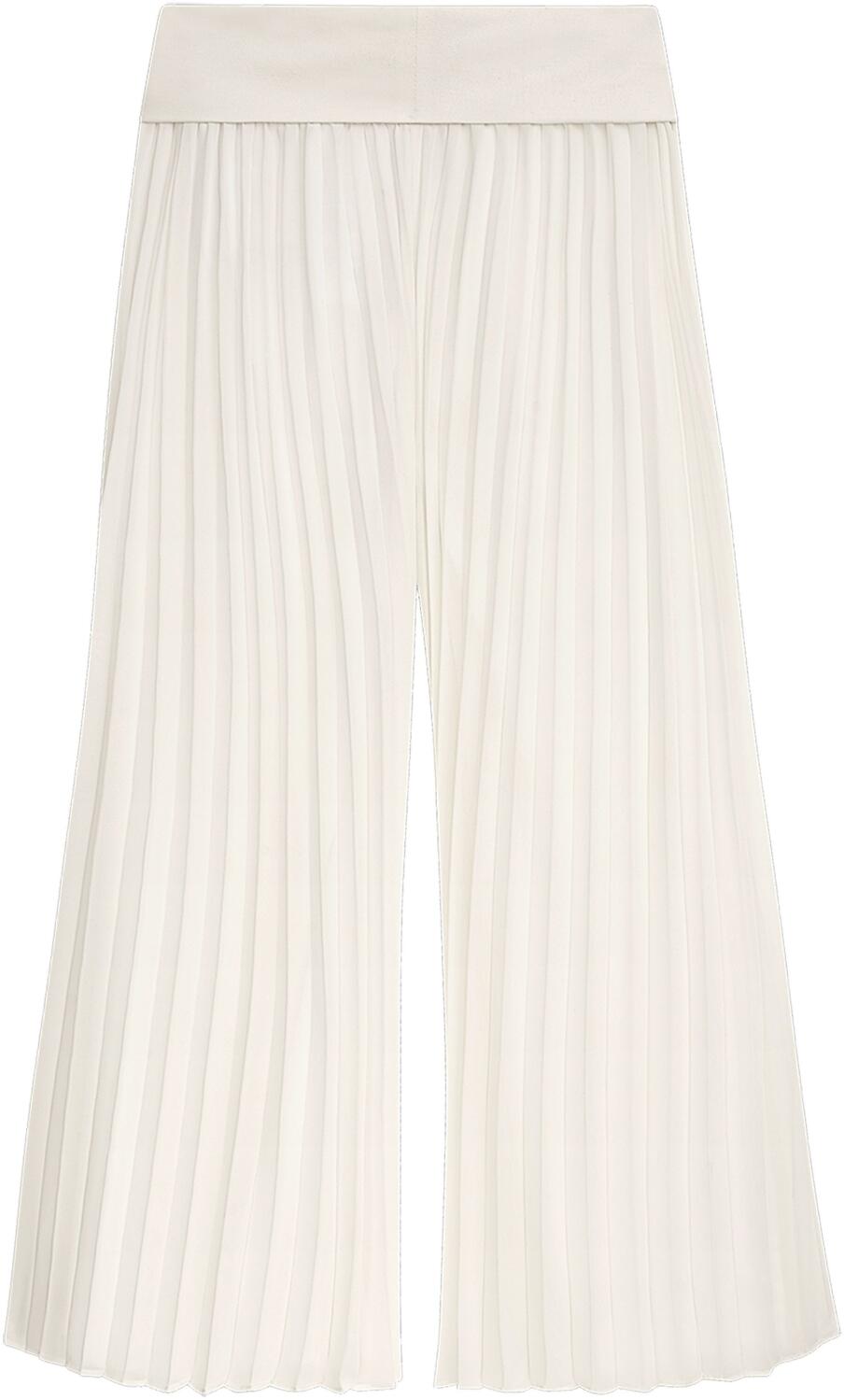 Danamade Teens M&auml;dchen Hose festlich Plissee ecru