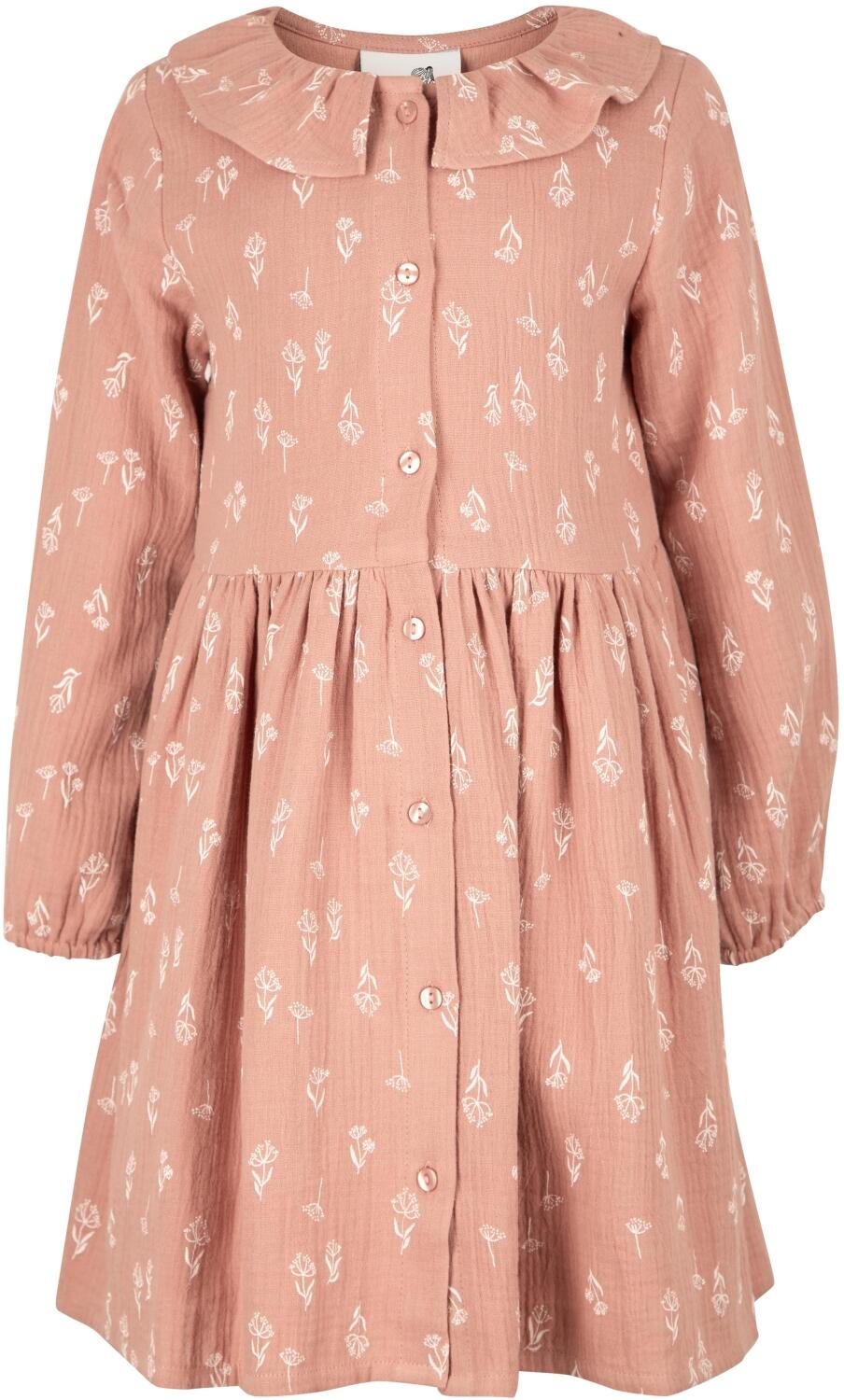 Happy Girls M&auml;dchen Kinder Kleid mit R&uuml;schenkragen rosa