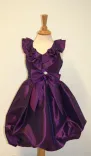 Kinder Mädchen Kleid festlich Kelly violett