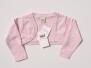 KINDERIT Baby Mädchen Bolero Strick mit Perlen rosa