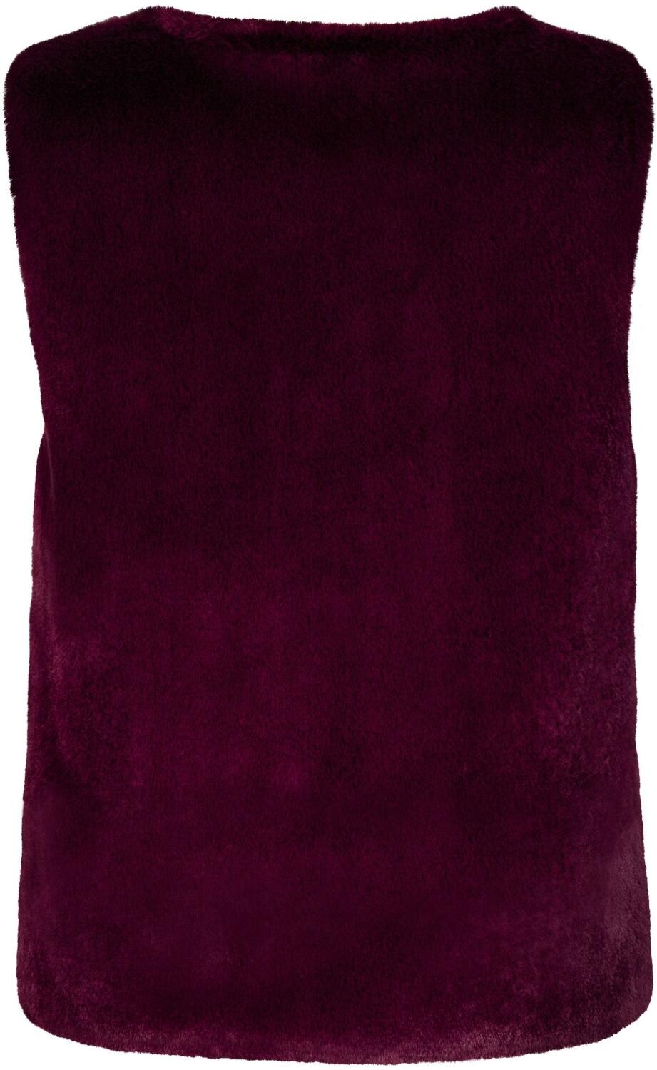 Happy Girls M&auml;dchen Weste lang Kunstfell berry