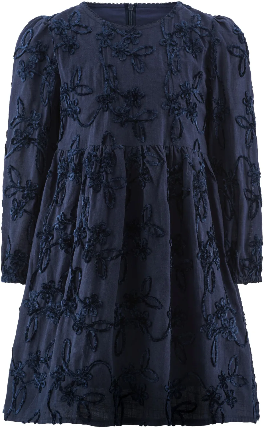 Happy Girls Mädchen Kinder Kleid festlich Floral blau vorne