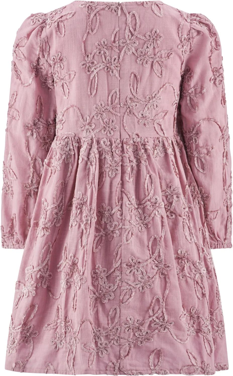 Happy Girls Mädchen Kinder Kleid festlich Floral dusty rose hinten