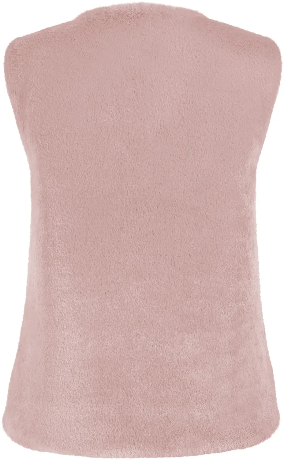 Happy Girls Mädchen Weste lang Kunstfell dusty rose