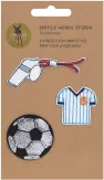 Lässig Schulranzen Textilsticker Fußball