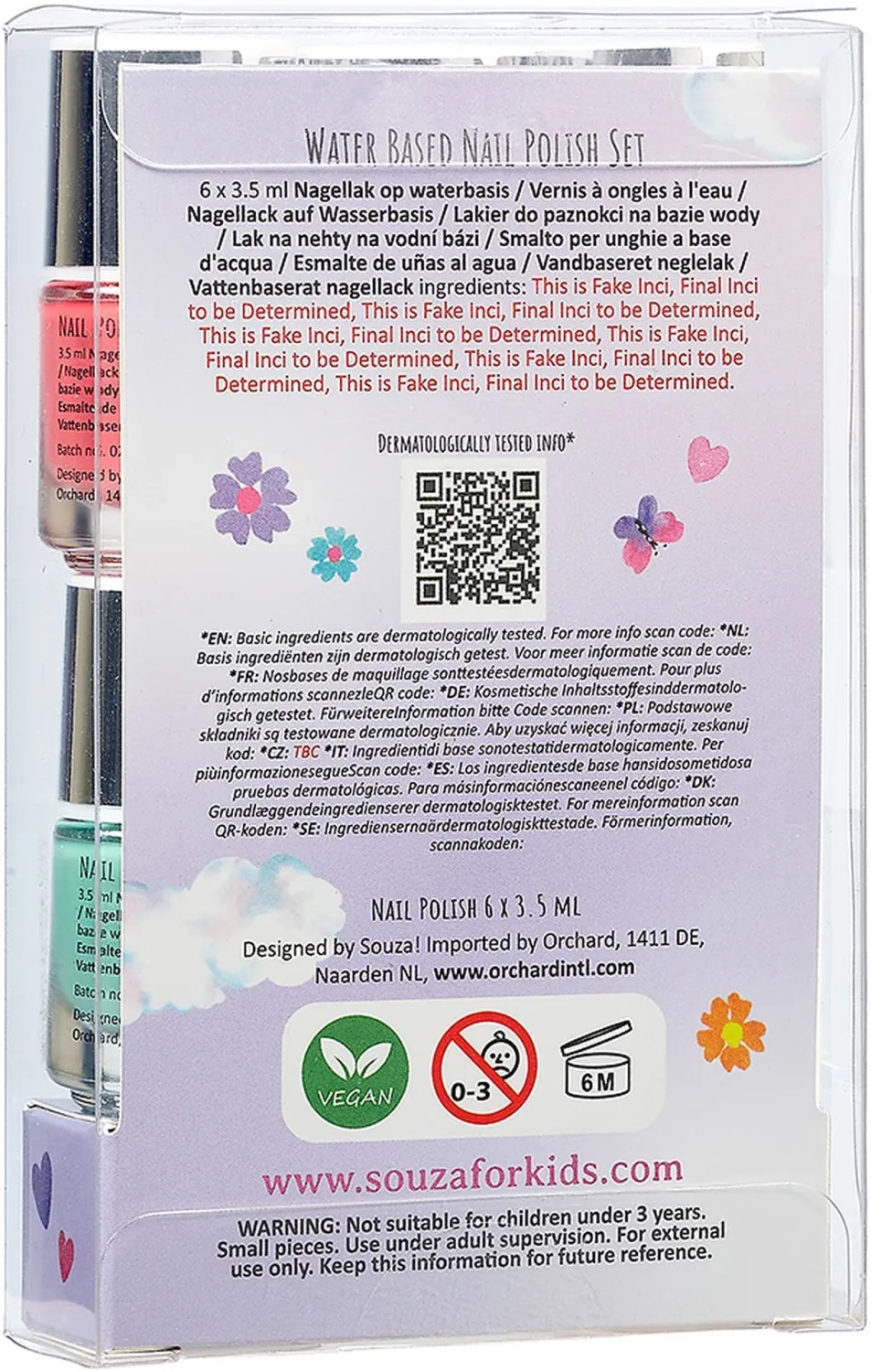 Souza Kinder Nagellack-Set Party