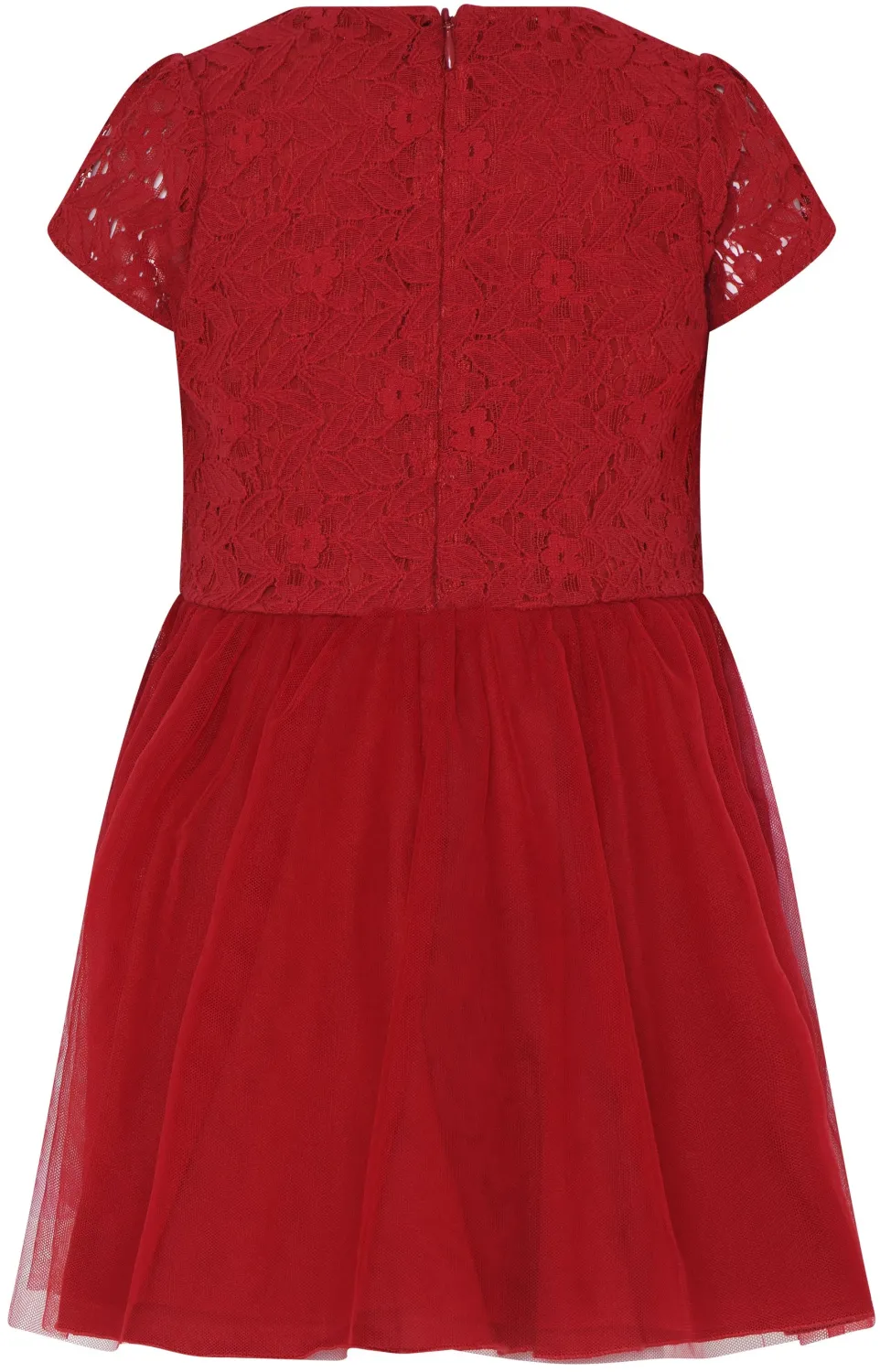 minymo Mädchen-Kleid festlich rot