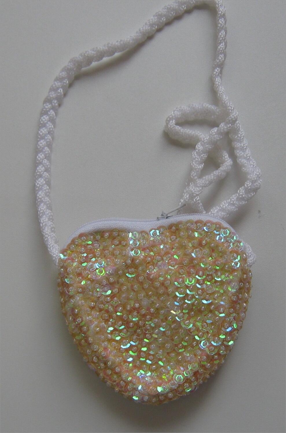 Minisa Kinder-Tasche Herz Pailletten Farbwahl