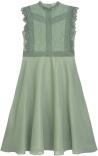 Danamade festliches Teens Mädchen Kleid Anna grün