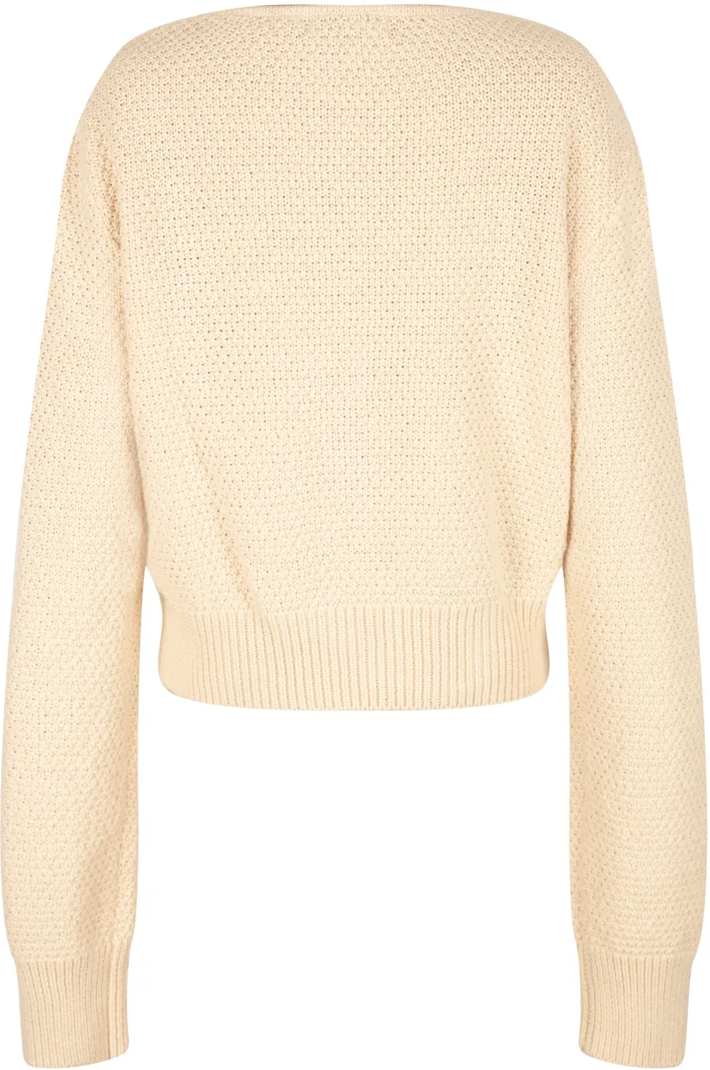 Happy Girls Kinder Mädchen Pullover in Wickeloptik beige