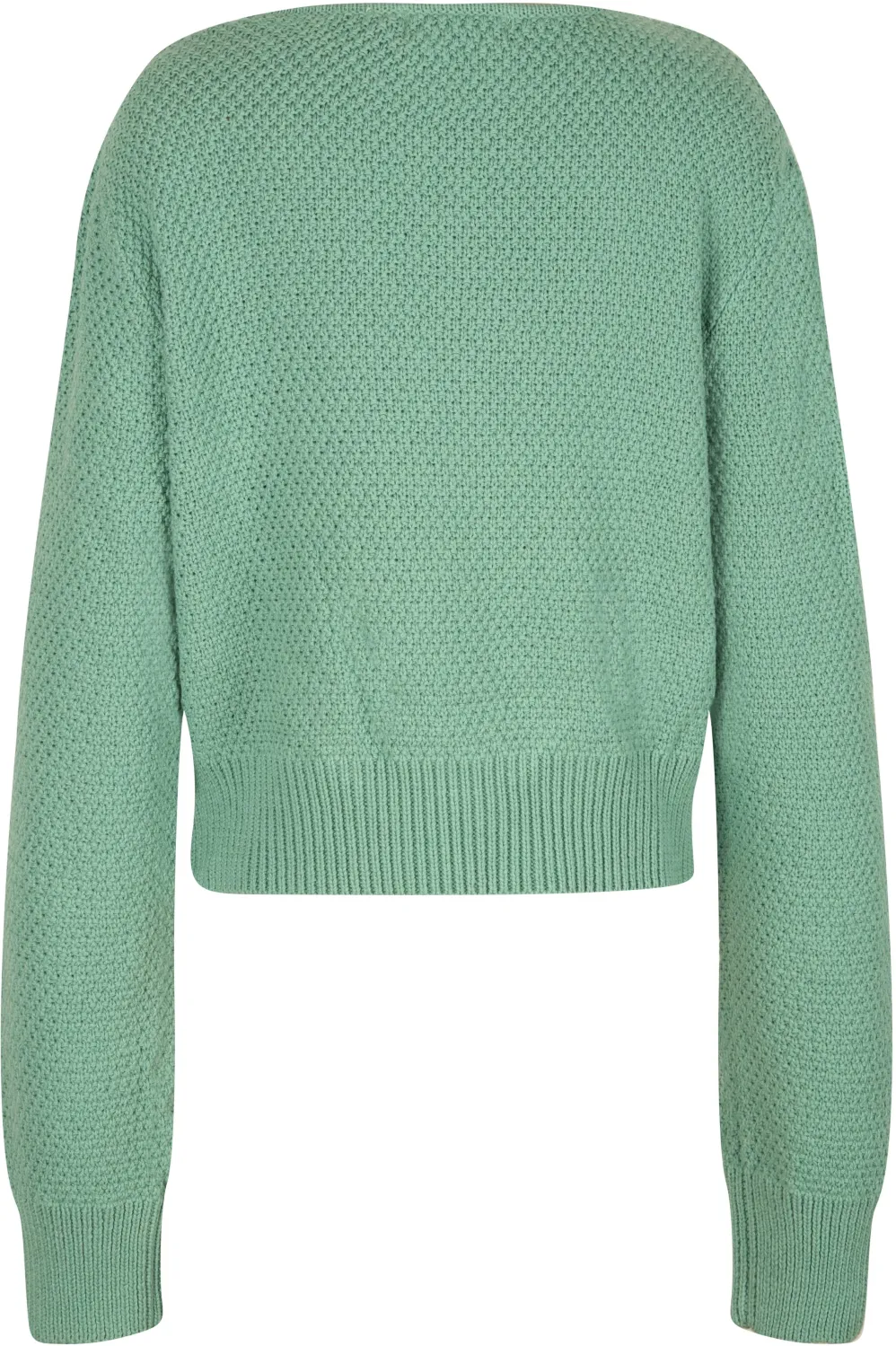 Happy Girls Kinder Mädchen Pullover in Wickeloptik grün