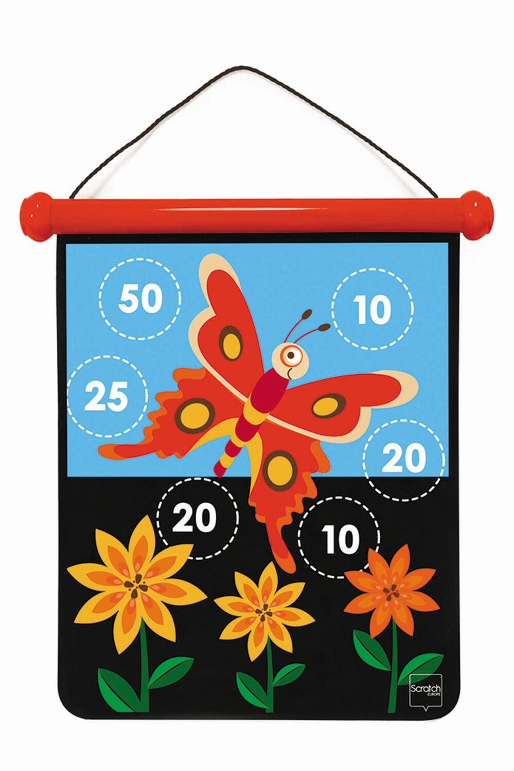 Scratch Magnet Dart Spiel Garten medium
