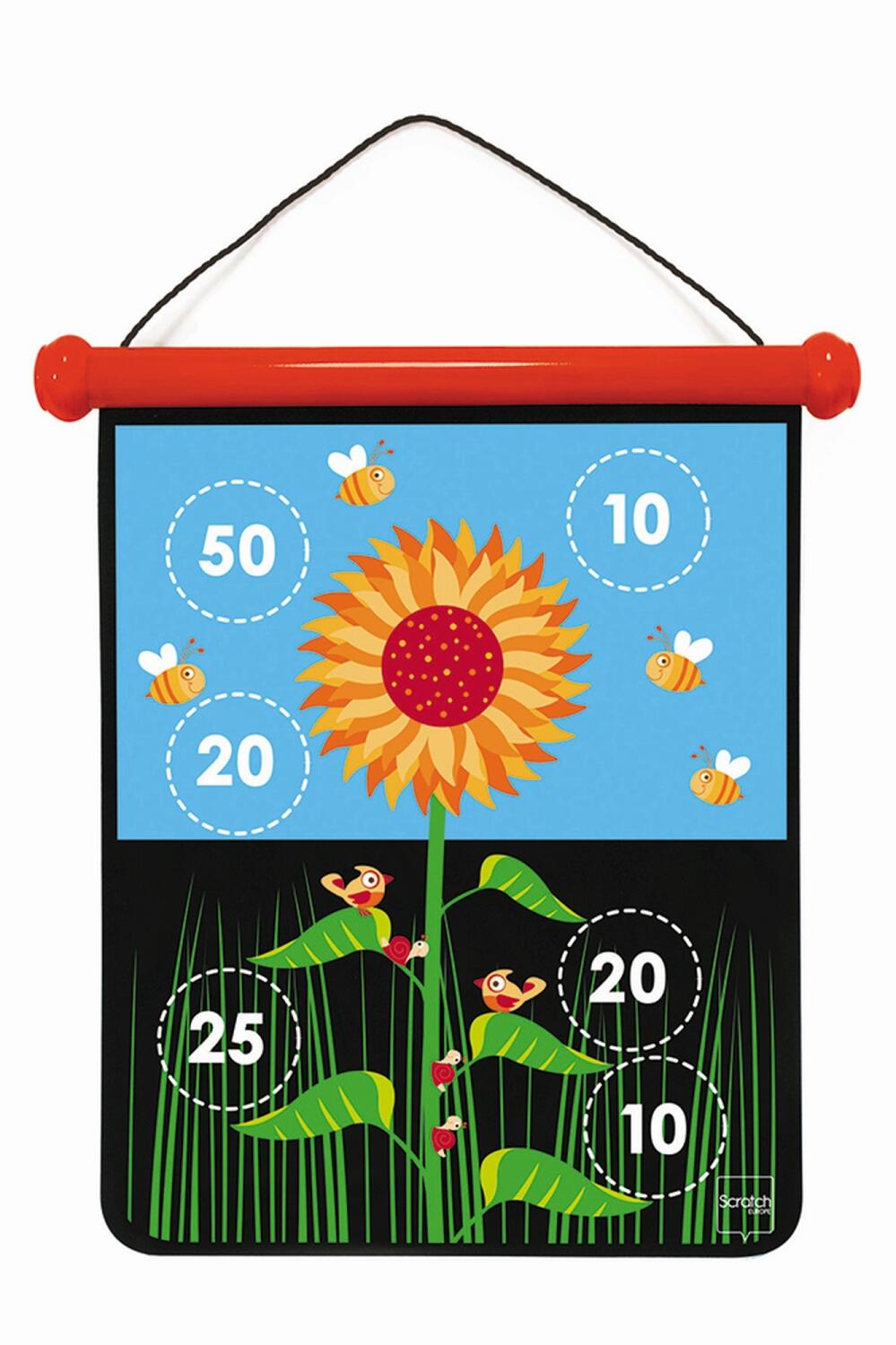 Scratch Magnet Dart Spiel Garten medium